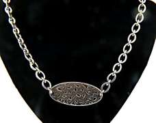 Lois Hill Silver Scroll Pendant