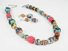 Exciting Art & Craft handpainted Ceramic Beads Set