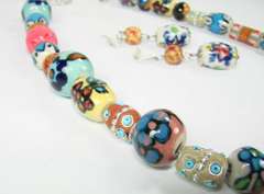 Exciting Art & Craft handpainted Ceramic Beads Set