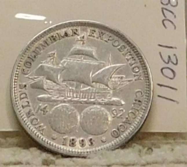 1993 Silver Columbian Half Dollar - circulated