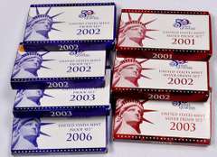 Modern Proof Set Lot, Clad and Silver