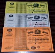 Run of 6 Diff. US Retail Liquor Licenses 1880-1885