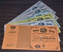 Run of 6 Diff. US Retail Liquor Licenses 1880-1885