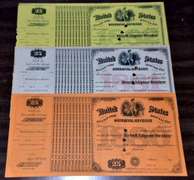 Run of 6 Diff. US Retail Liquor Licenses 1880-1885