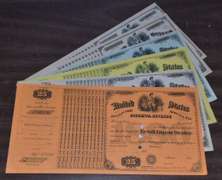 Run of 6 Diff. US Retail Liquor Licenses 1880-1885