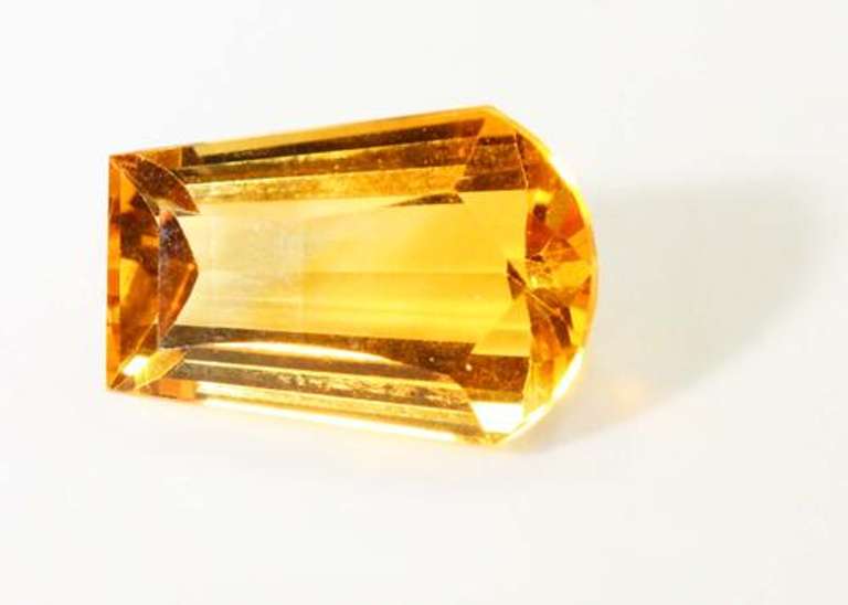 Clean & Bright Fantasy-cut Natural Citrine