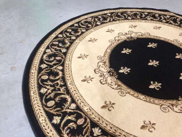 Decorative Casual Design 6 Ft  Round Area Rug