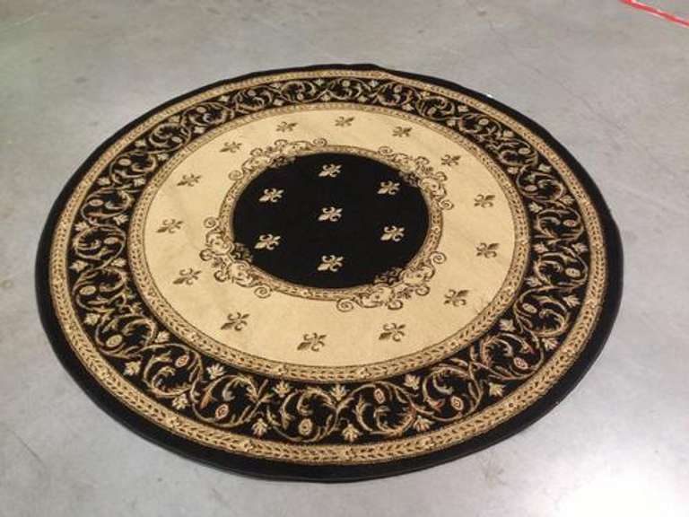 Decorative Casual Design 6 Ft  Round Area Rug