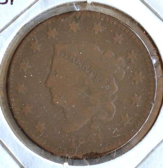 1831 Coronet Head Large Cent
