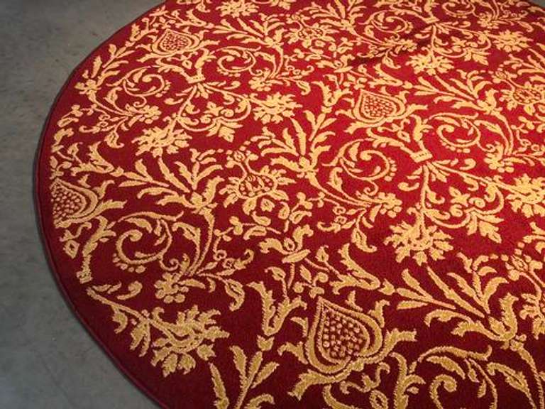 Decorative Casual Design 6 Ft  Round Area Rug