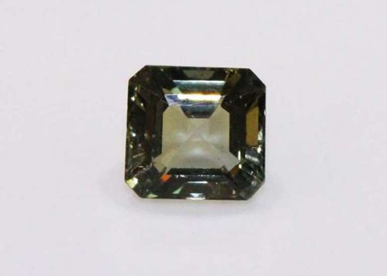 Serene Natural Sage Green Tourmaline Octagon