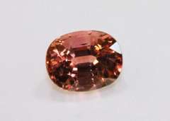 Warm Peachy Natural Tourmaline, 2.61 cts.