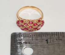 Stunning 14kt Gold, Ruby, & Diamond Ring