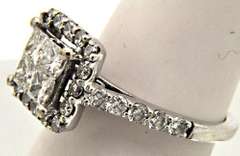 14K LADIES DIAMOND ENGAGEMENT RING, 1.50 CARAT.