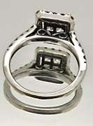 14K LADIES DIAMOND ENGAGEMENT RING, 1.50 CARAT.