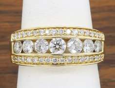 14K Yellow Gold Diamond Ring