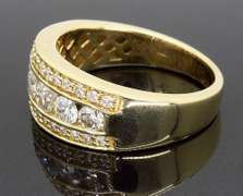 14K Yellow Gold Diamond Ring