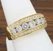 14K Yellow Gold Diamond Ring