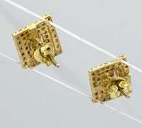 Sterling Silver Diamond Earrings