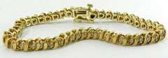 Popular S-Link 14K Diamond Bracelet