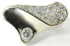 Artistic 14K White Gold Diamond Ring