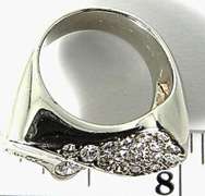 Artistic 14K White Gold Diamond Ring