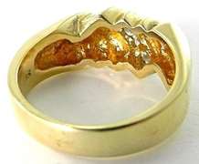 Classic Gents 14K Gold & Diamond Ring