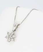 14k White Gold .25CTW Diamond Necklace