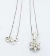 14k White Gold .25CTW Diamond Necklace