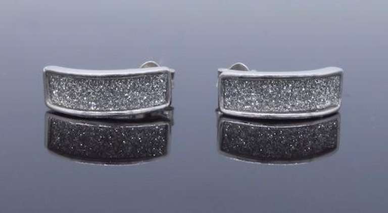 Sterling Silver Glitter Earrings