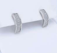 Sterling Silver Glitter Earrings