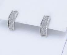 Sterling Silver Glitter Earrings