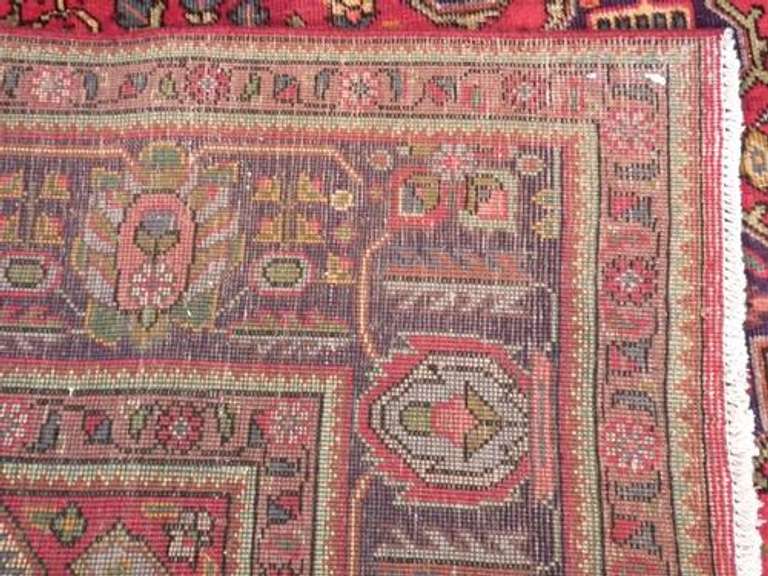 Semi Antique Heriz Design Persian Tabriz 11.0x8.2