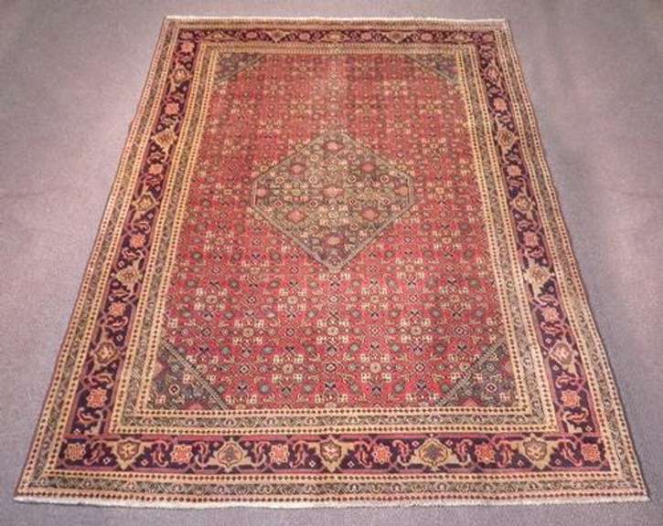 Fascinating Semi Antique Persian Tabriz 9.8x7.1