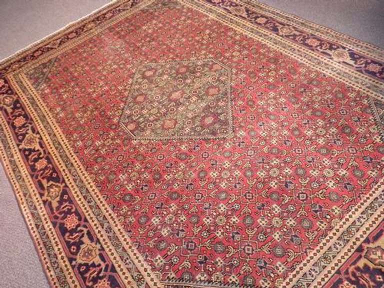 Fascinating Semi Antique Persian Tabriz 9.8x7.1