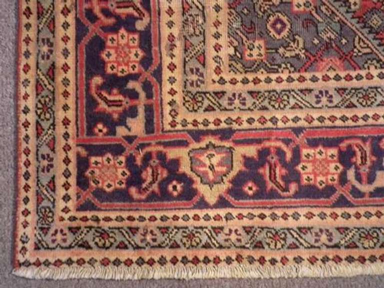 Fascinating Semi Antique Persian Tabriz 9.8x7.1
