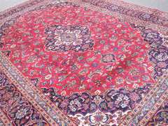 Fascinating Semi Antique Persian Kashan 12.8x9.5