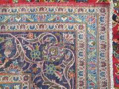 Fascinating Semi Antique Persian Kashan 12.8x9.5