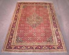 Fascinating Semi Antique Persian Tabriz 9.8x7.1