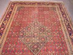 Fascinating Semi Antique Persian Tabriz 9.8x7.1