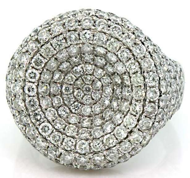 18kt White Gold 4.0+ Carat Diamond Ring