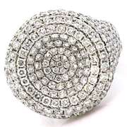 18kt White Gold 4.0+ Carat Diamond Ring