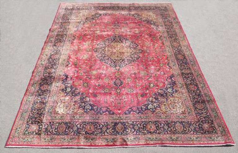 Investment Semi Antique Persian Mashhad 12.9x9.6