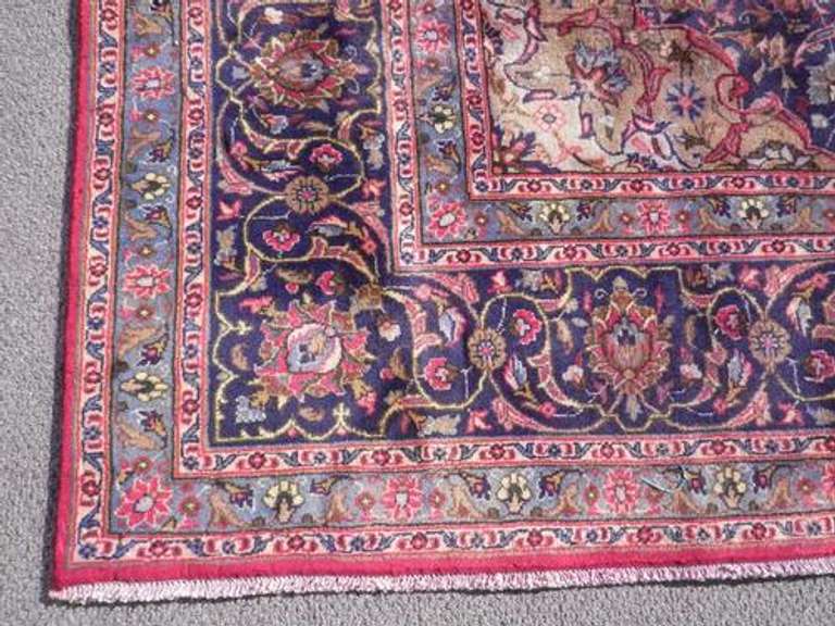 Investment Semi Antique Persian Mashhad 12.9x9.6