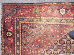 Semi Antique Persian Tabriz Mahi (Fish) Design 10.8x7