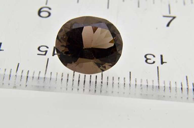 4.52ct Oval Smoky Quartz