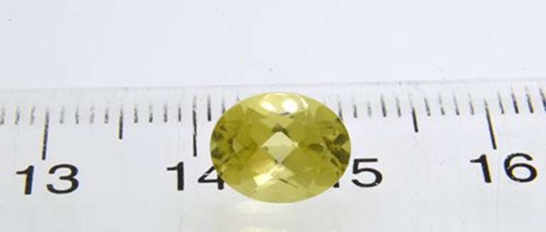 Dazzling Oval Lemon Quartz, 2.1 CT