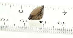 10x10mm Checkerboard Cushion Cut Smoky Quartz