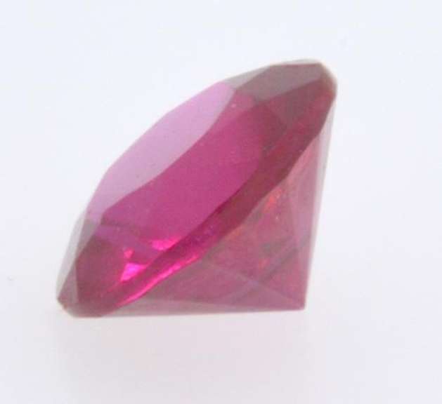Round Lab Created Ruby, approx 1.34 CT