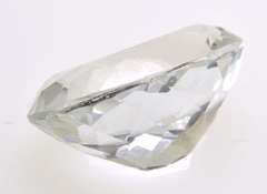 Large 12.7 CT Topaz, Colorless Oval Cut